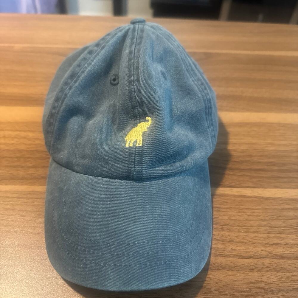 Adams Elephant vintage embroidered leather strap hat